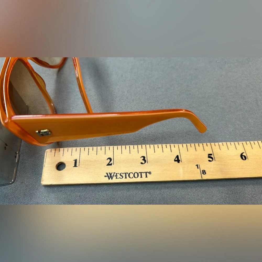 Harve Benard‎ Vintage Orange Oversized Sunglasses 1980’s